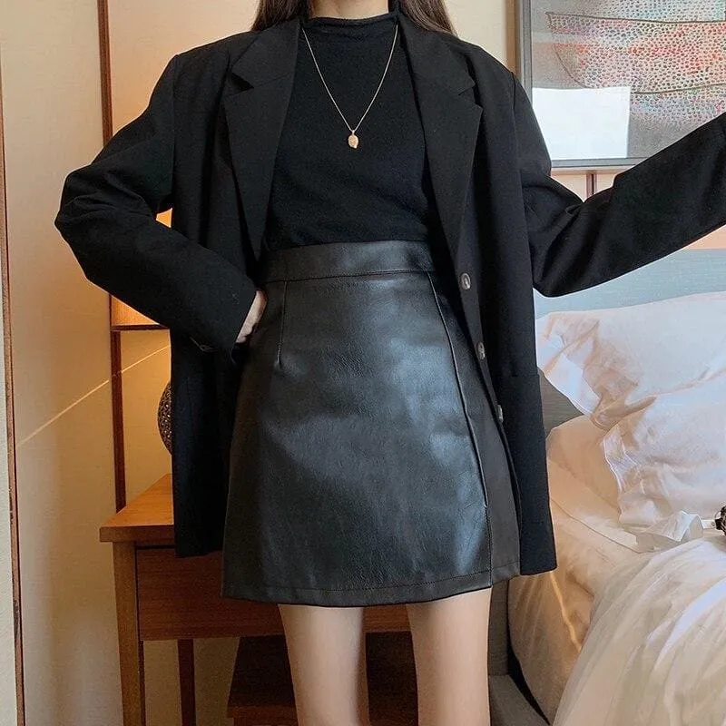 Autumn Vintage High Waist Short Mini Skirt MK15169