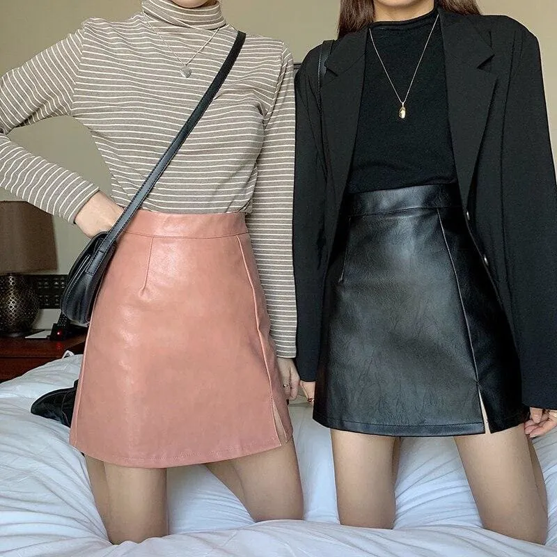 Autumn Vintage High Waist Short Mini Skirt MK15169
