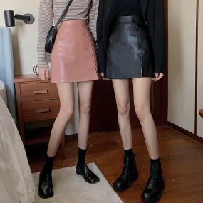 Autumn Vintage High Waist Short Mini Skirt MK15169