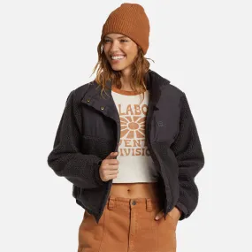 Billabong Lost Trails Fleece Jacket - Black Sands