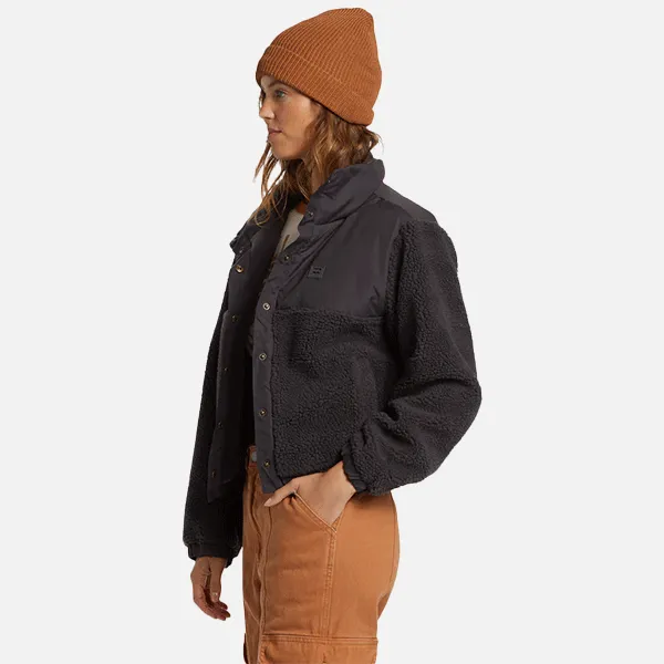 Billabong Lost Trails Fleece Jacket - Black Sands
