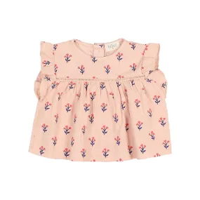 Buho Baby Rose Capri Blouse   Culotte Set