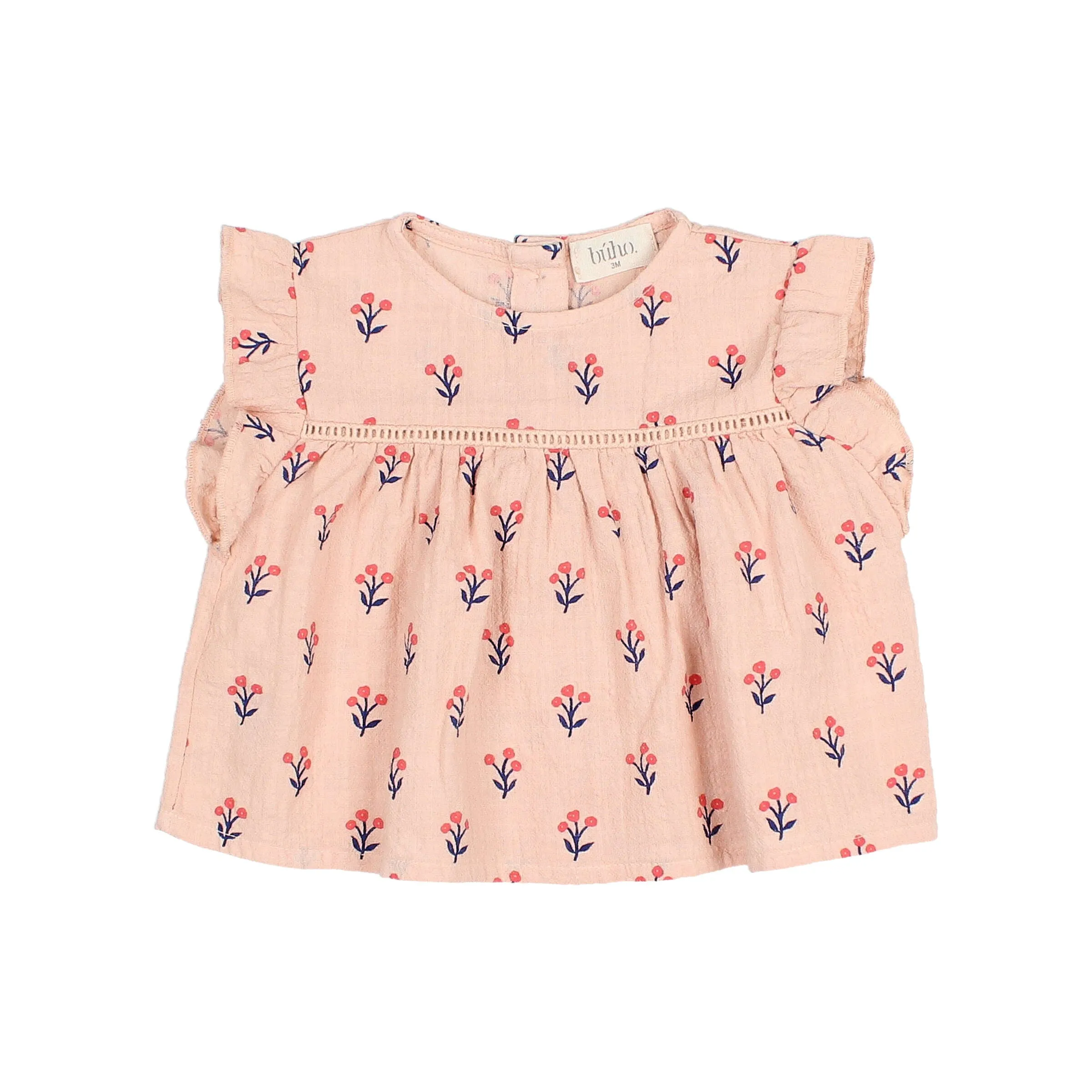 Buho Baby Rose Capri Blouse   Culotte Set