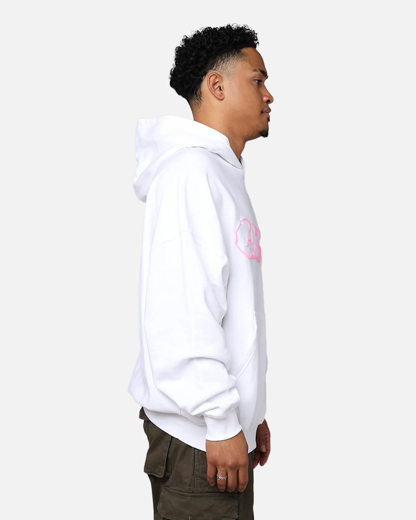 Carré Puffy C Hoodie White
