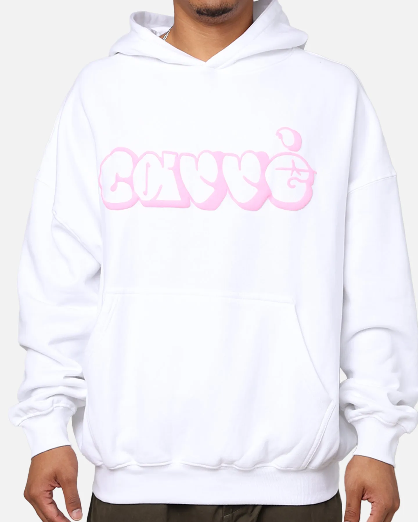 Carré Puffy C Hoodie White