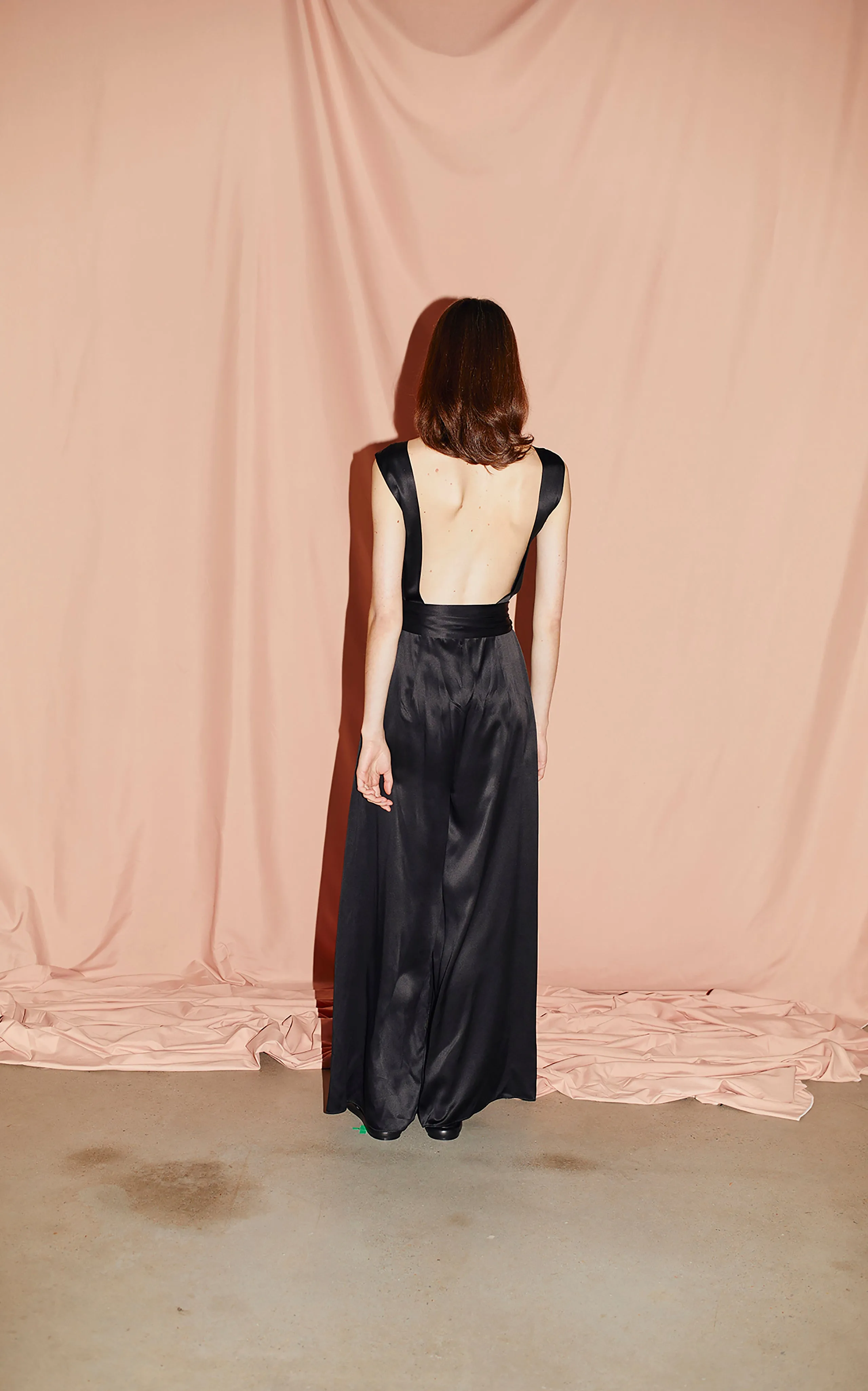 Cincture Belted Jumpsuit | Black