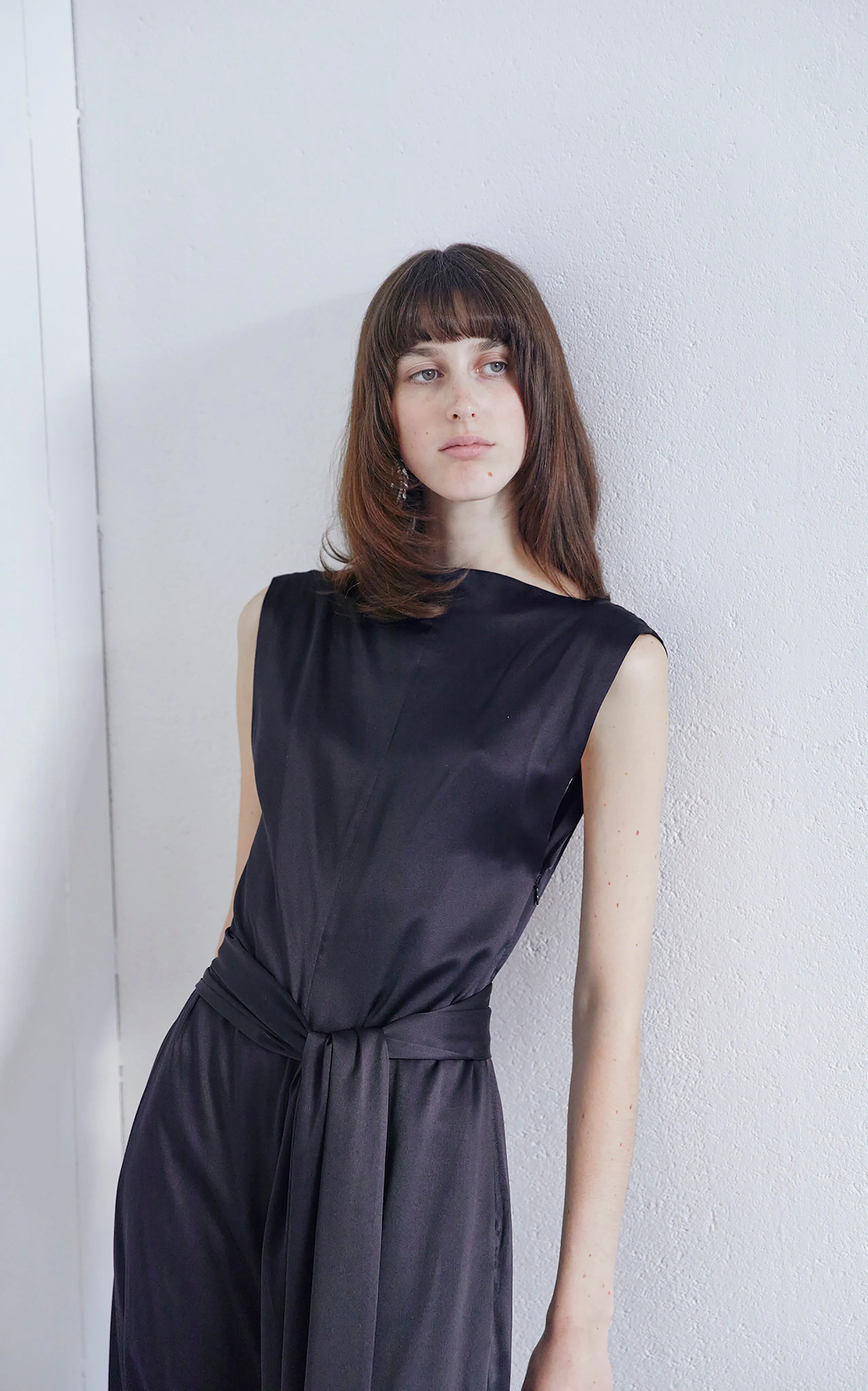 Cincture Belted Jumpsuit | Black