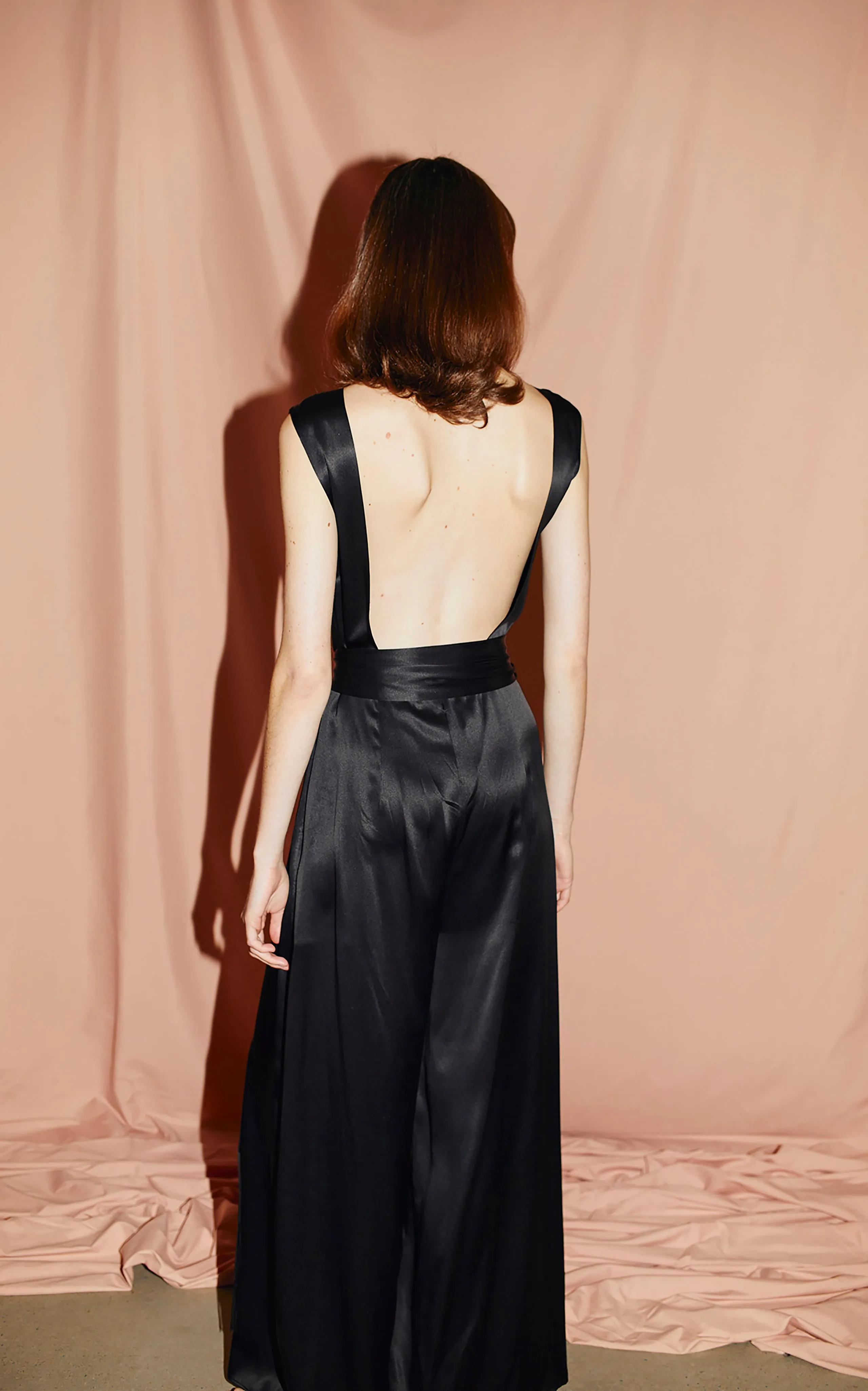 Cincture Belted Jumpsuit | Black