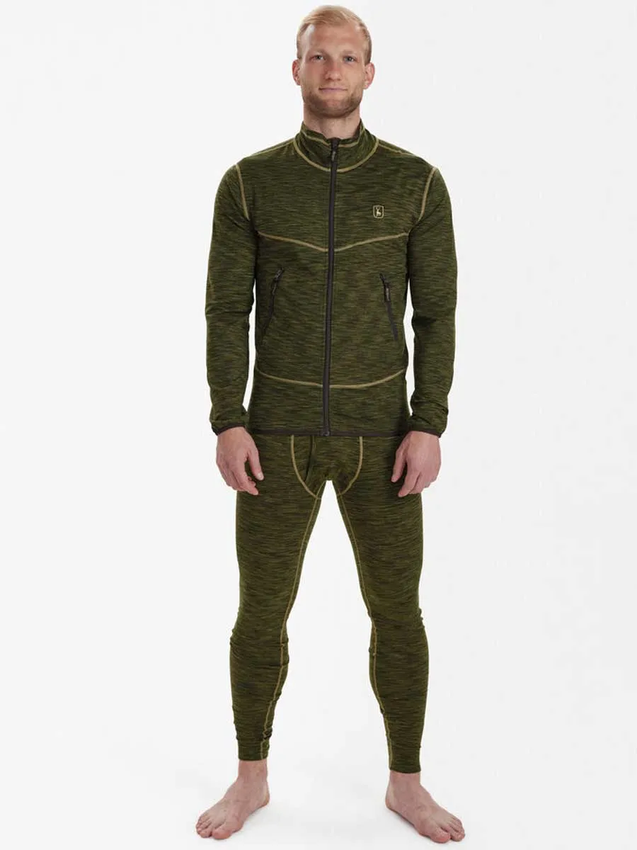 DEERHUNTER Norden Insulated Fleece Jacket - Mens - Green Melange