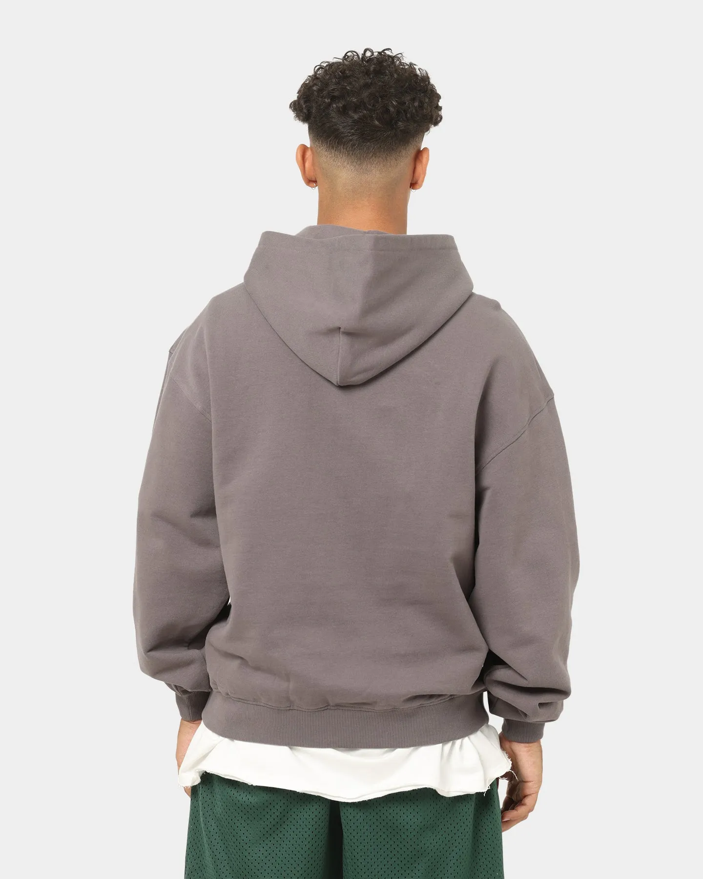 EN ES Origins Quarter Zip Hoodie Vintage Charcoal
