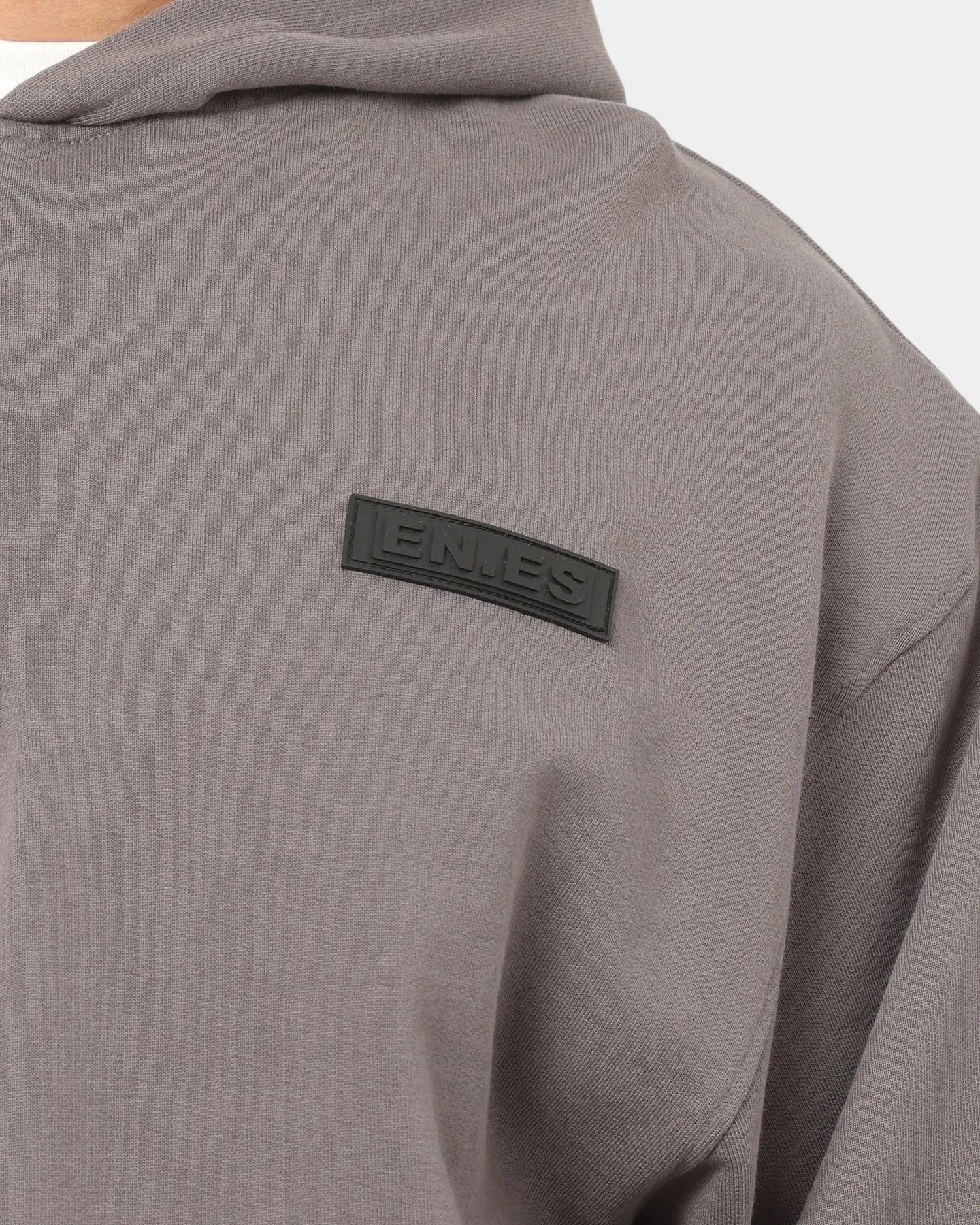 EN ES Origins Quarter Zip Hoodie Vintage Charcoal