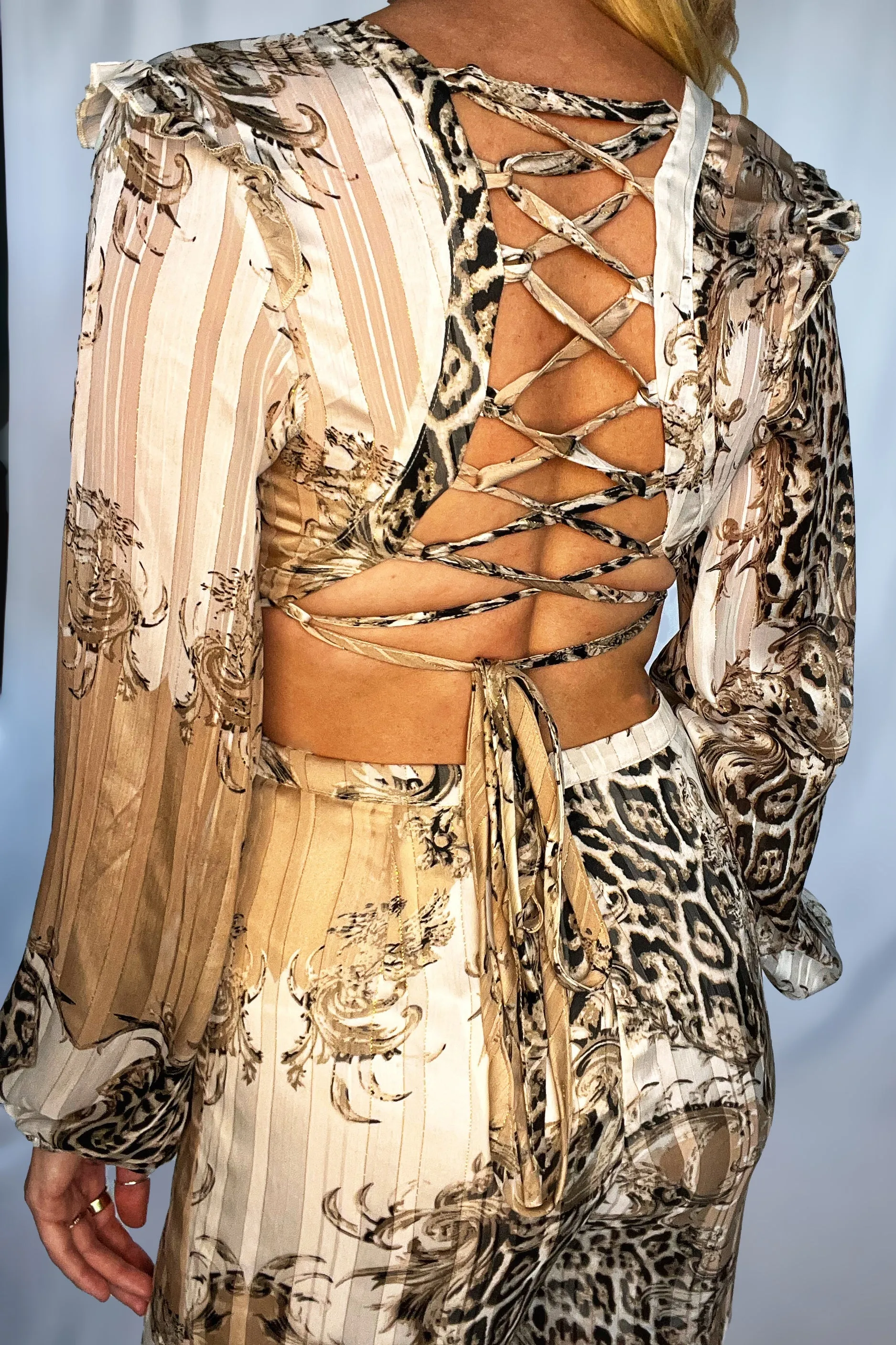 Flowy Leapard Jumpsuit