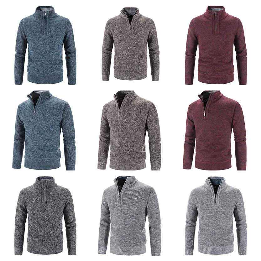 Funki Buys | Sweaters | Men's Warm Fleece Thick Turtleneck