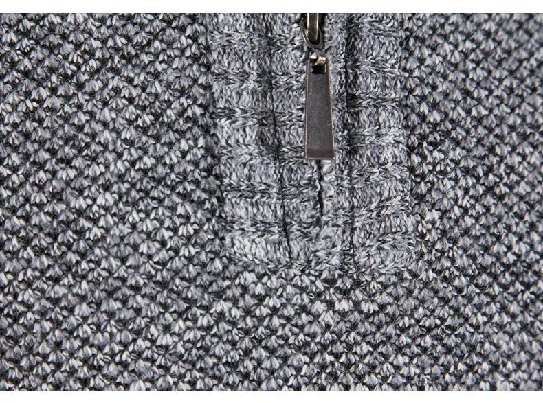 Funki Buys | Sweaters | Men's Warm Fleece Thick Turtleneck