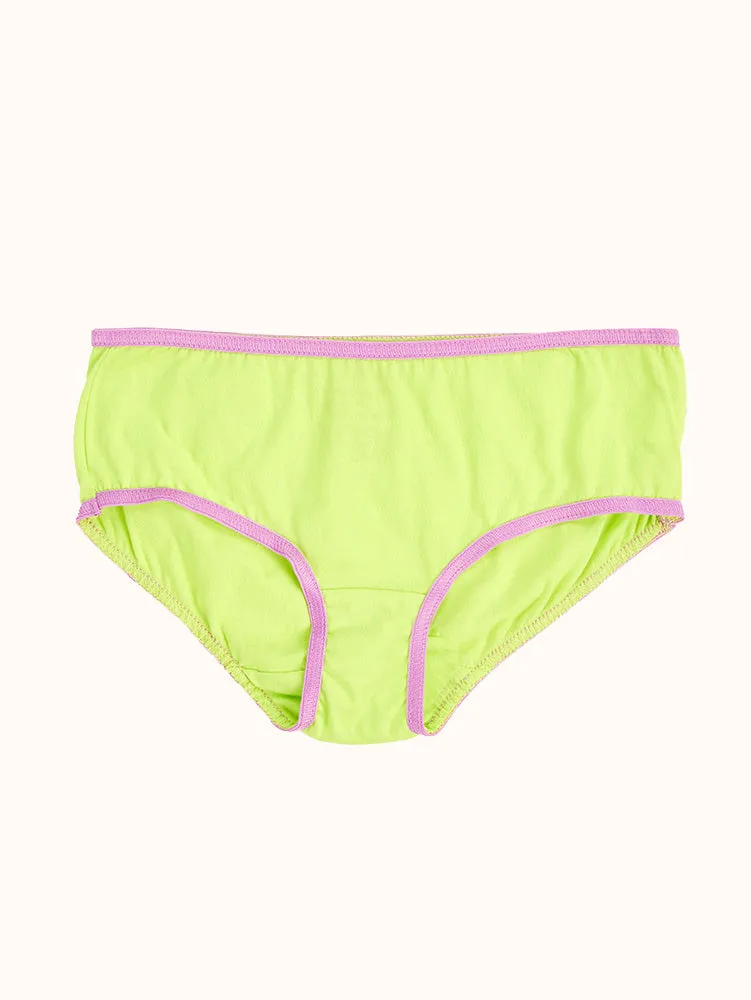 Girls' Cotton Hipster Underwear (10 Pack) - Colorful Hearts
