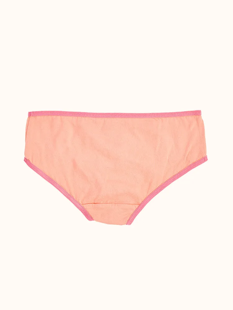 Girls' Cotton Hipster Underwear (10 Pack) - Colorful Hearts