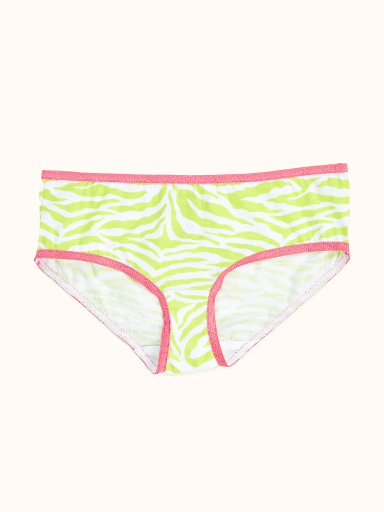 Girls' Cotton Hipster Underwear (10 Pack) - Colorful Hearts