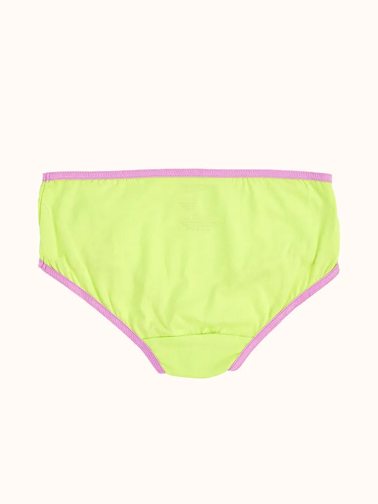 Girls' Cotton Hipster Underwear (10 Pack) - Colorful Hearts