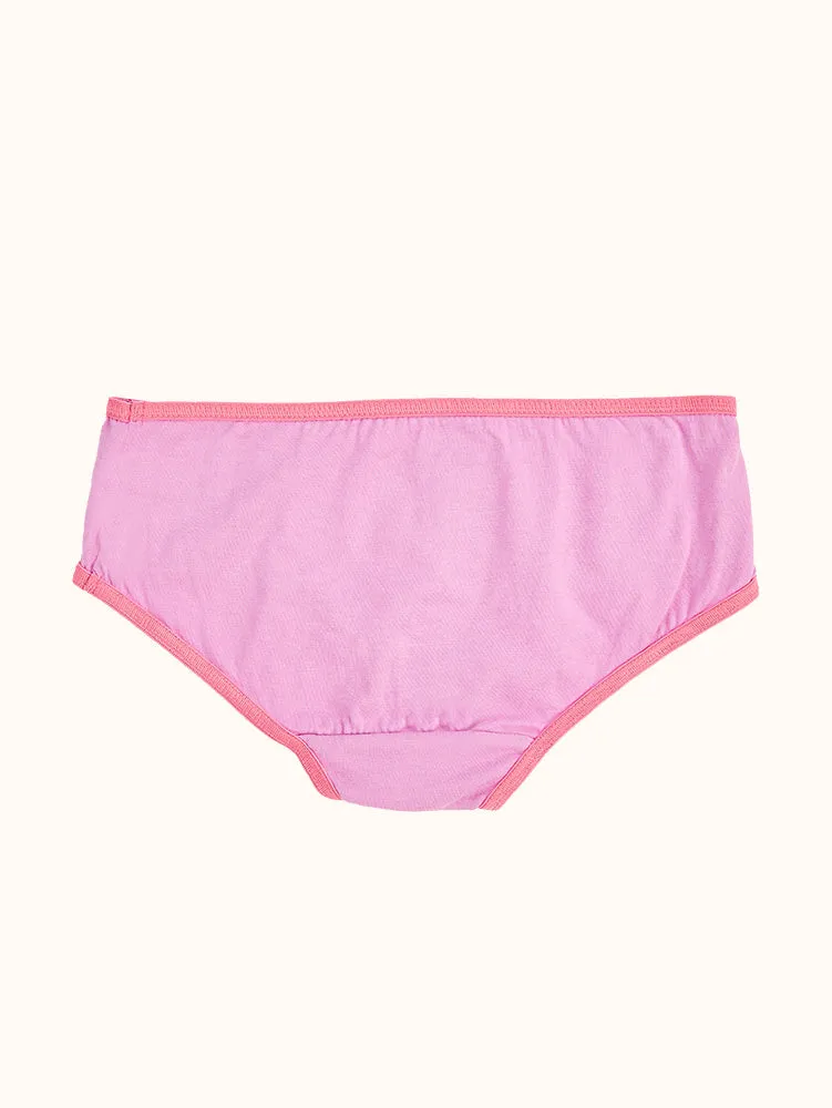 Girls' Cotton Hipster Underwear (10 Pack) - Colorful Hearts