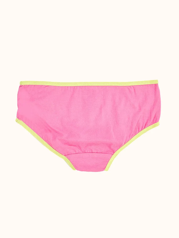 Girls' Cotton Hipster Underwear (10 Pack) - Colorful Hearts