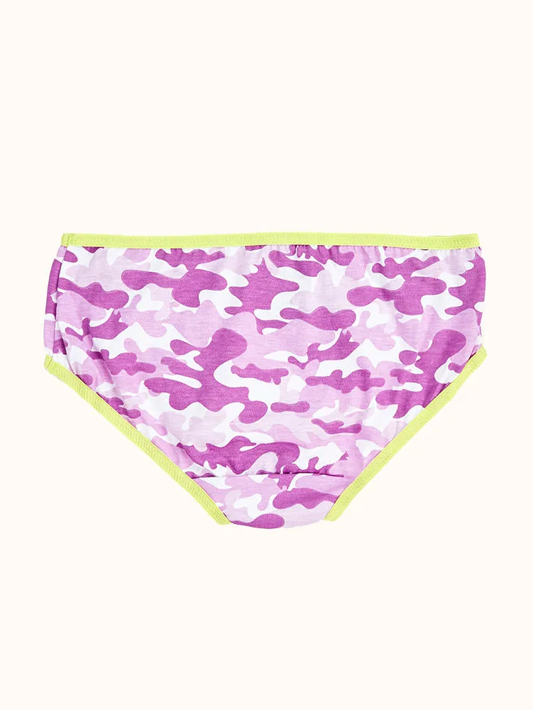 Girls' Cotton Hipster Underwear (10 Pack) - Colorful Hearts