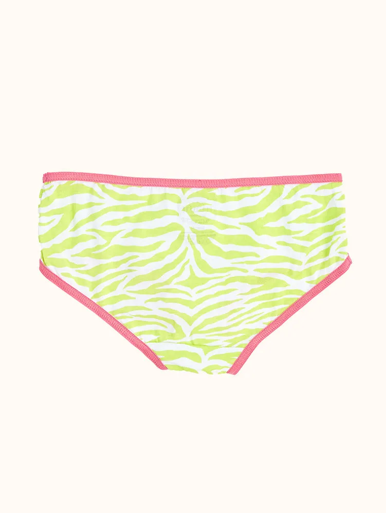 Girls' Cotton Hipster Underwear (10 Pack) - Colorful Hearts