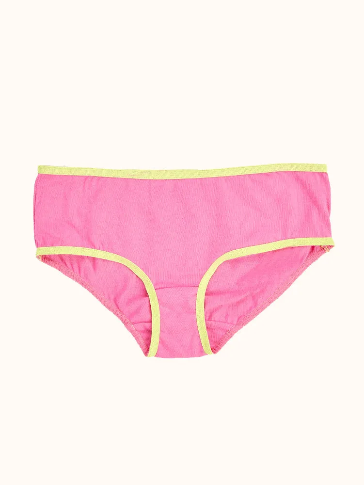 Girls' Cotton Hipster Underwear (10 Pack) - Colorful Hearts
