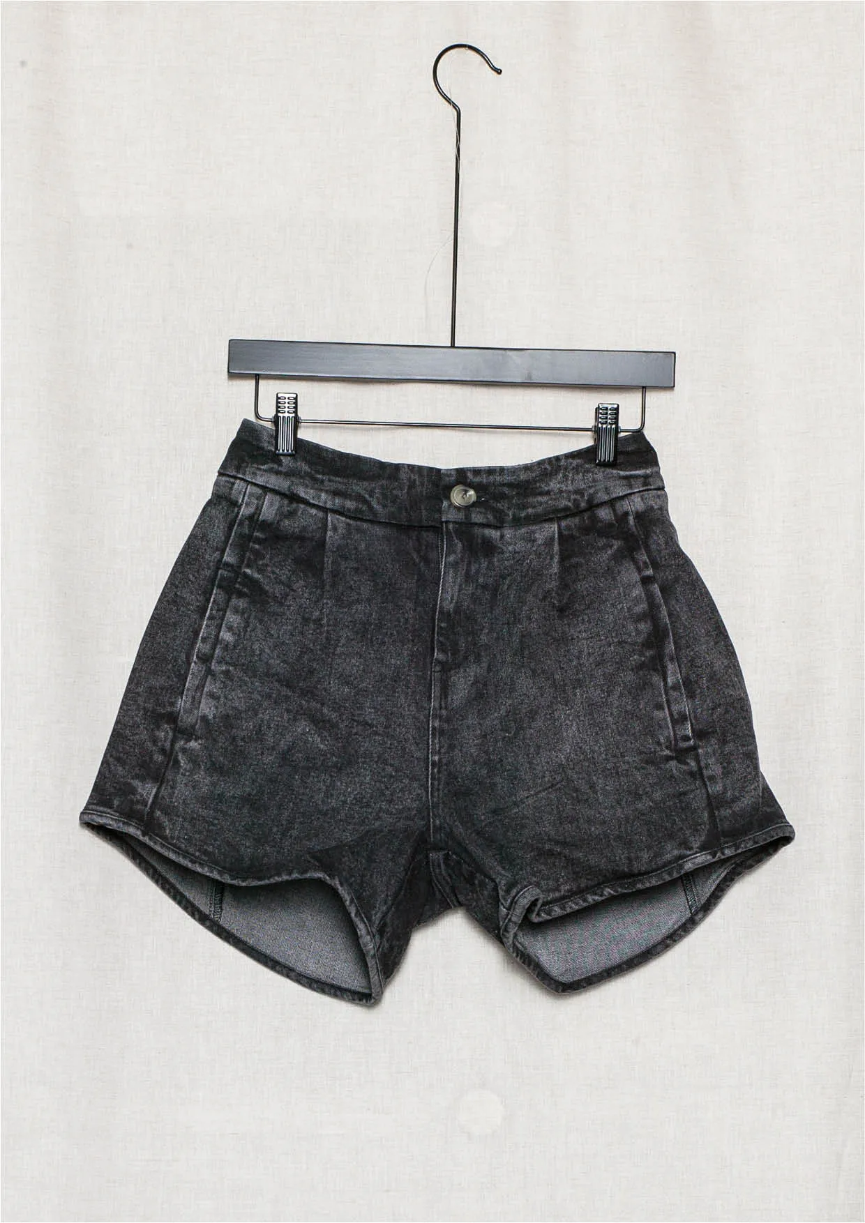 HIP SUMMER SHORTS - DENIM washed black
