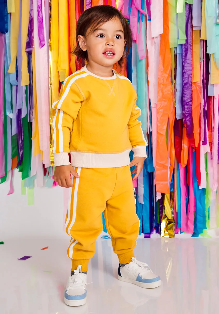 Honey Taped Fleece Crew