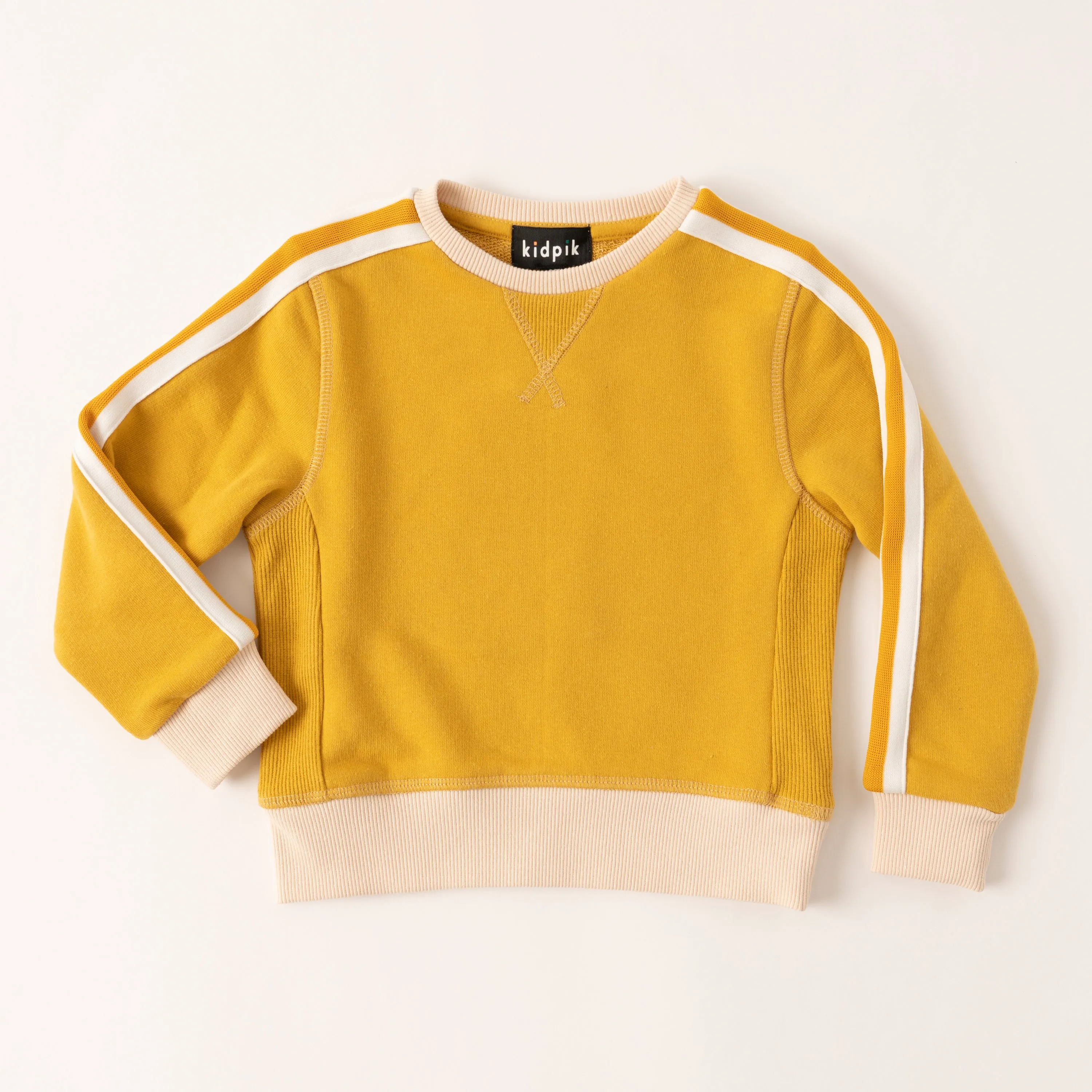 Honey Taped Fleece Crew