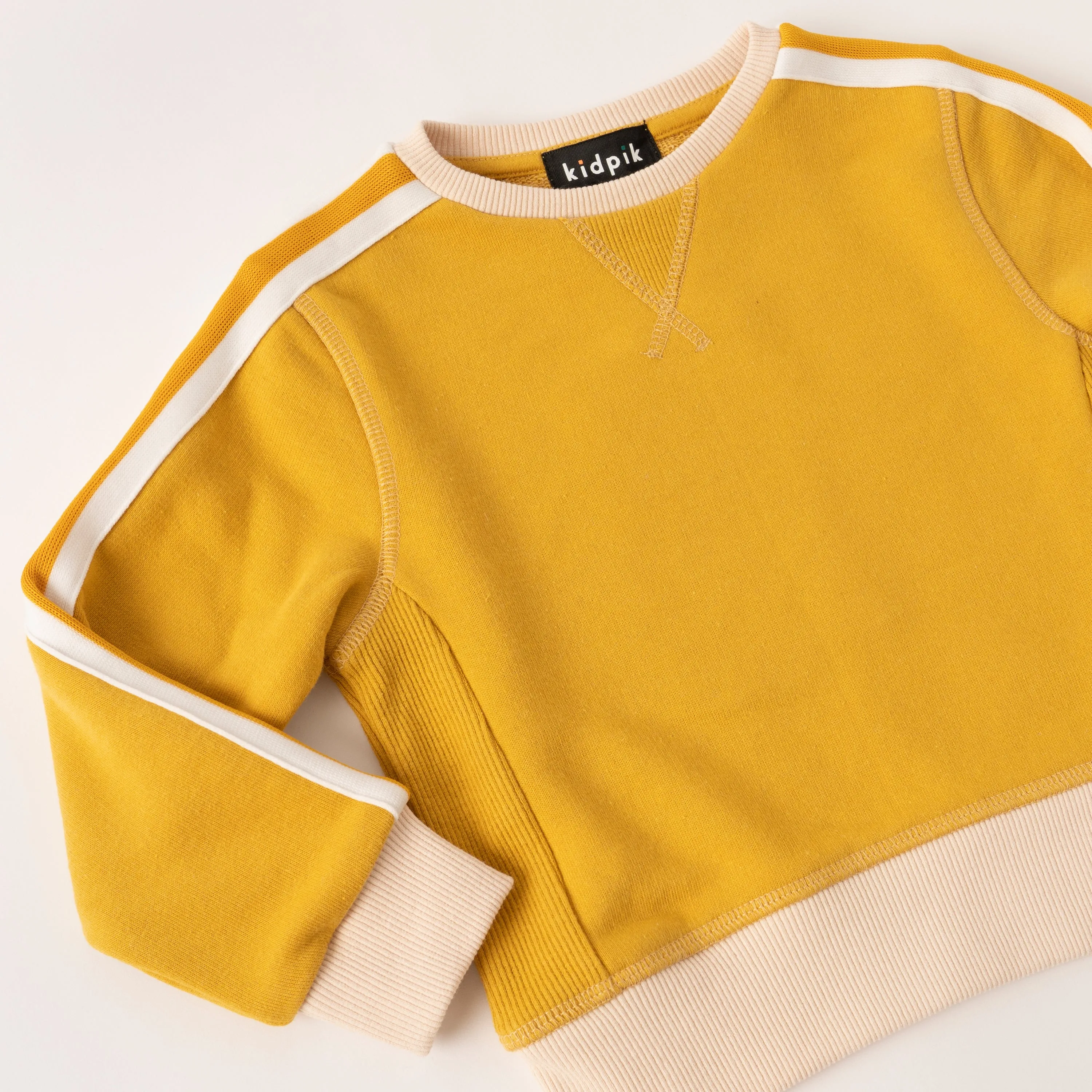 Honey Taped Fleece Crew
