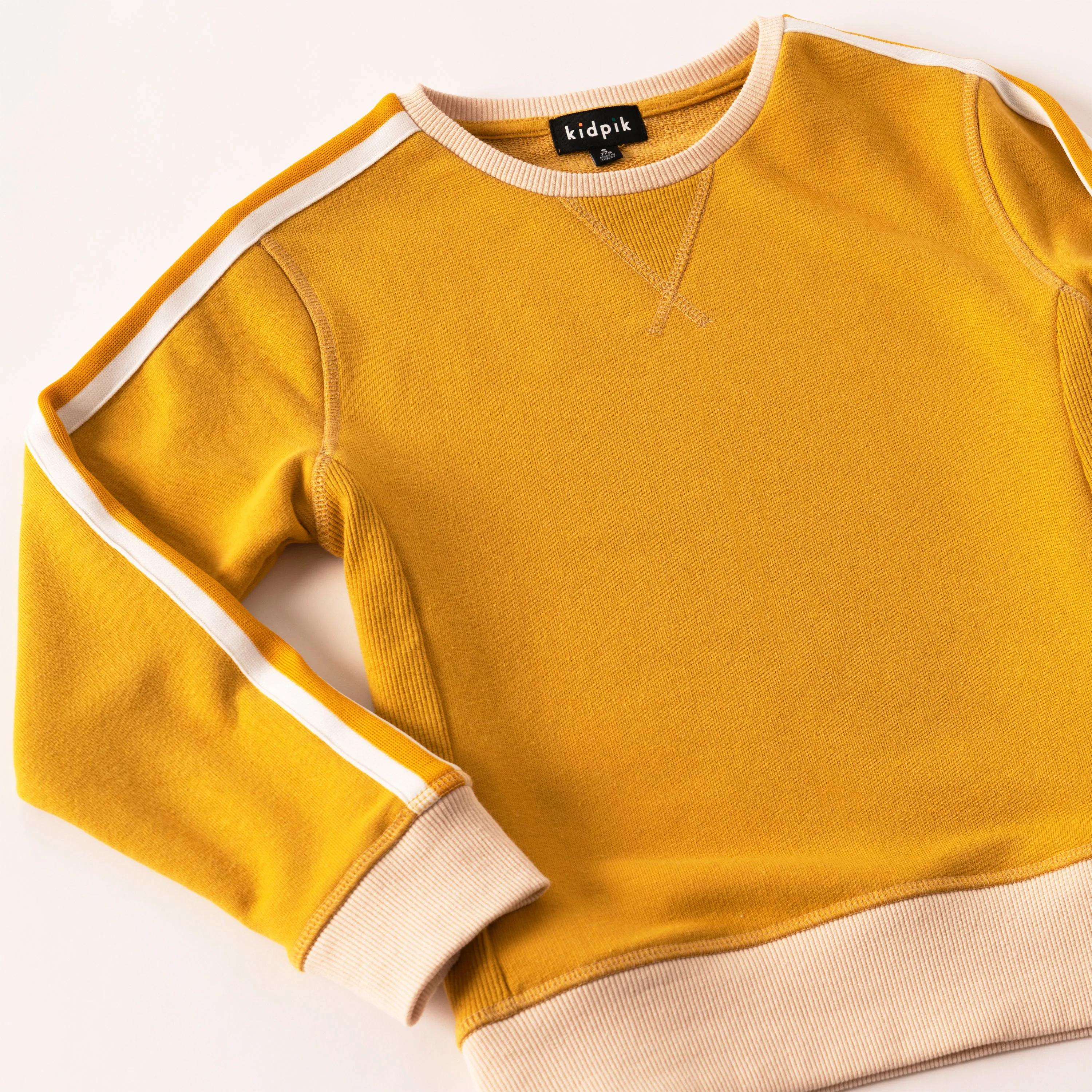 Honey Taped Fleece Crew