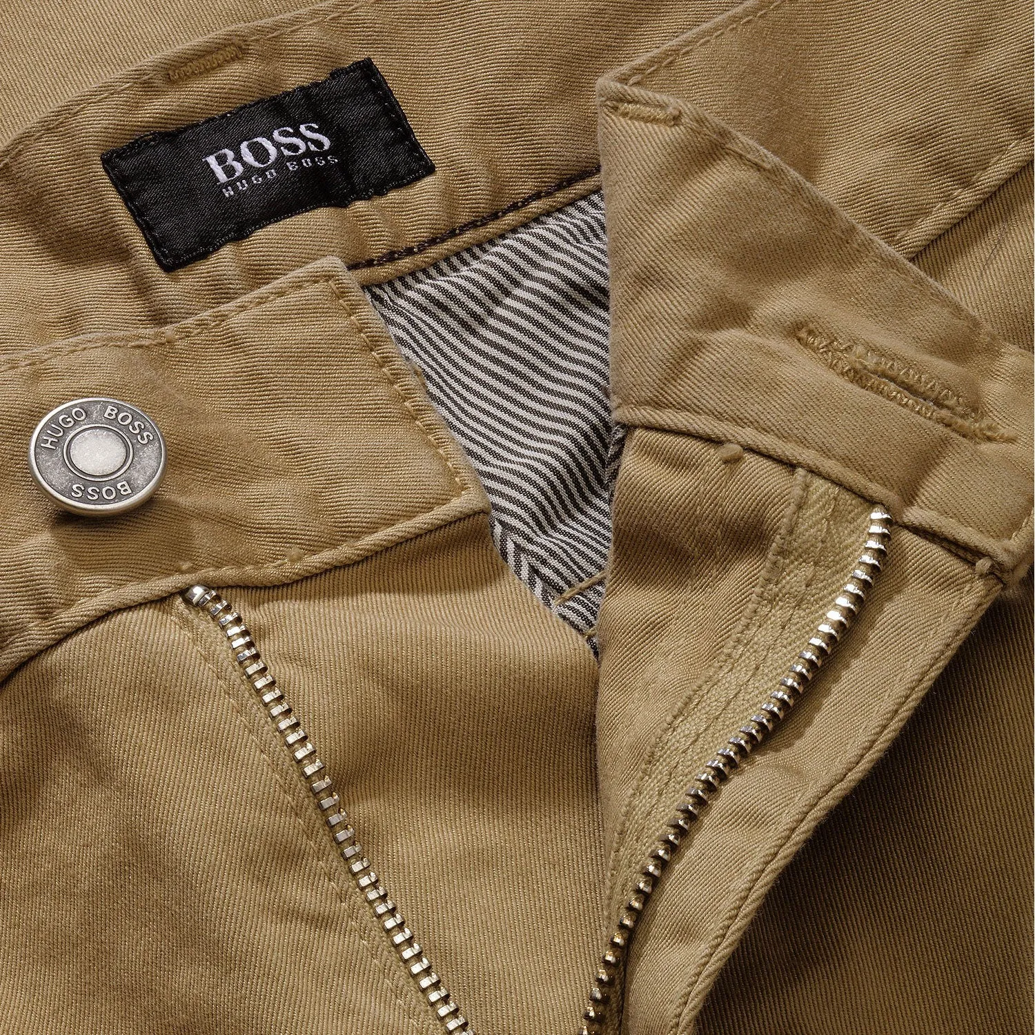 Hugo Boss Maine Regular Fit Jeans - Beige