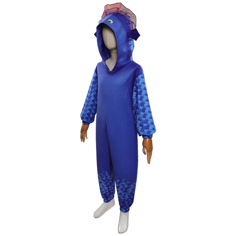 Kids Children Luca-Alberto Scorfano Cosplay Costume Jumpsuit Outfits Halloween Carnival Party Suit