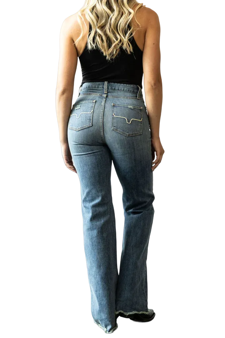 Kimes Ranch Women's High-rise Wide Leg Boot Jeans