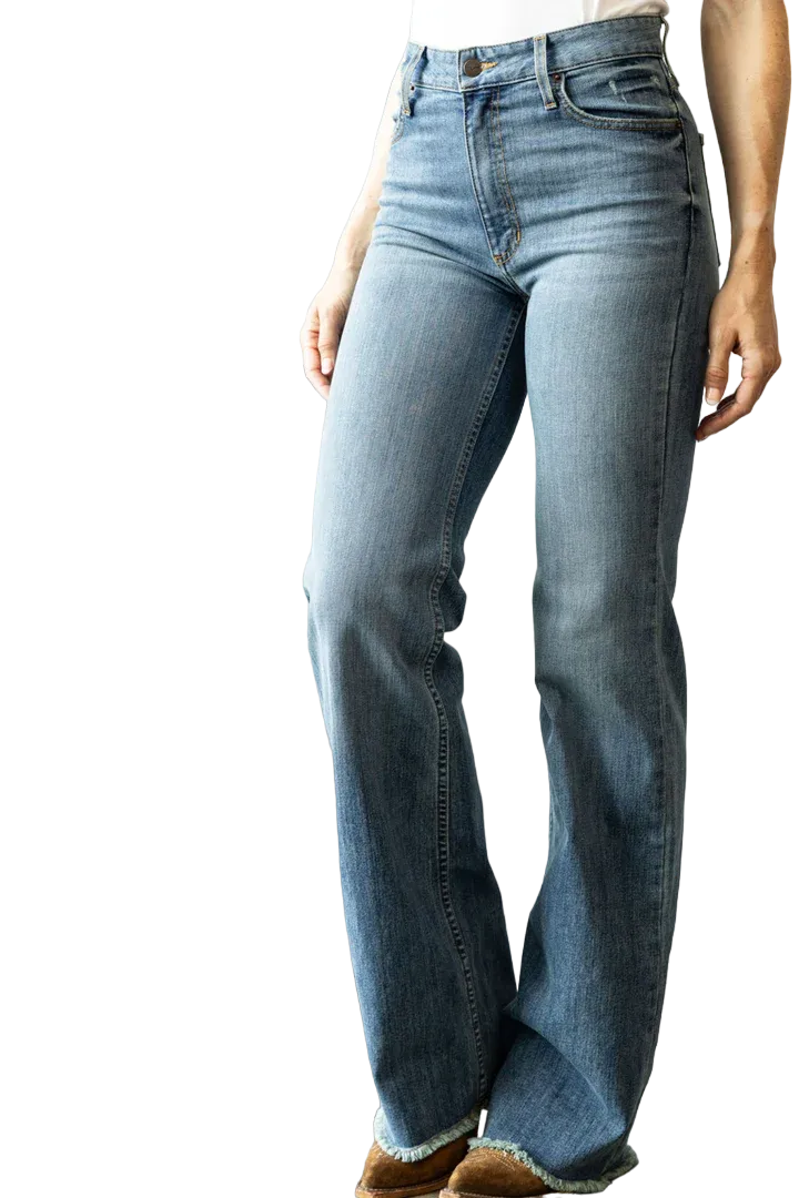 Kimes Ranch Women's High-rise Wide Leg Boot Jeans
