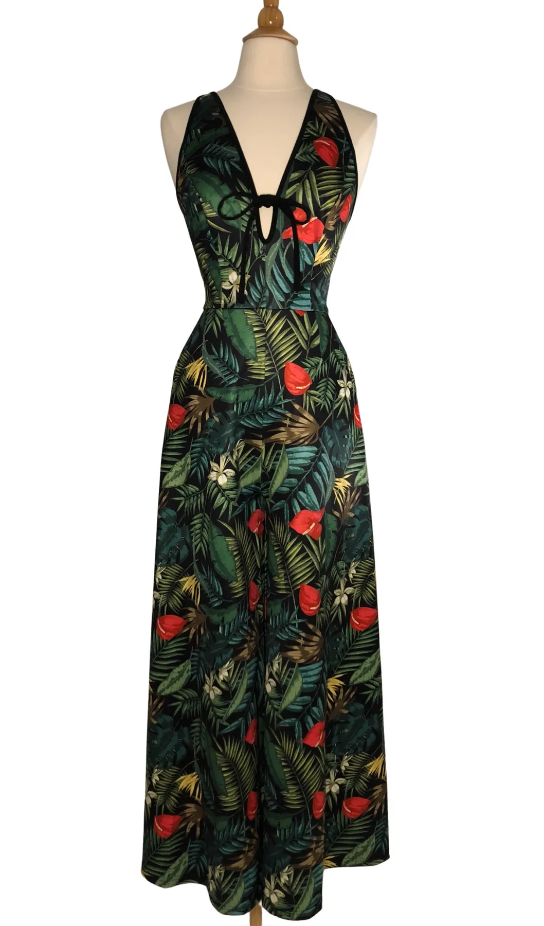 Limelight Jumpsuit in Dark Jungle (XS and M ONLY)