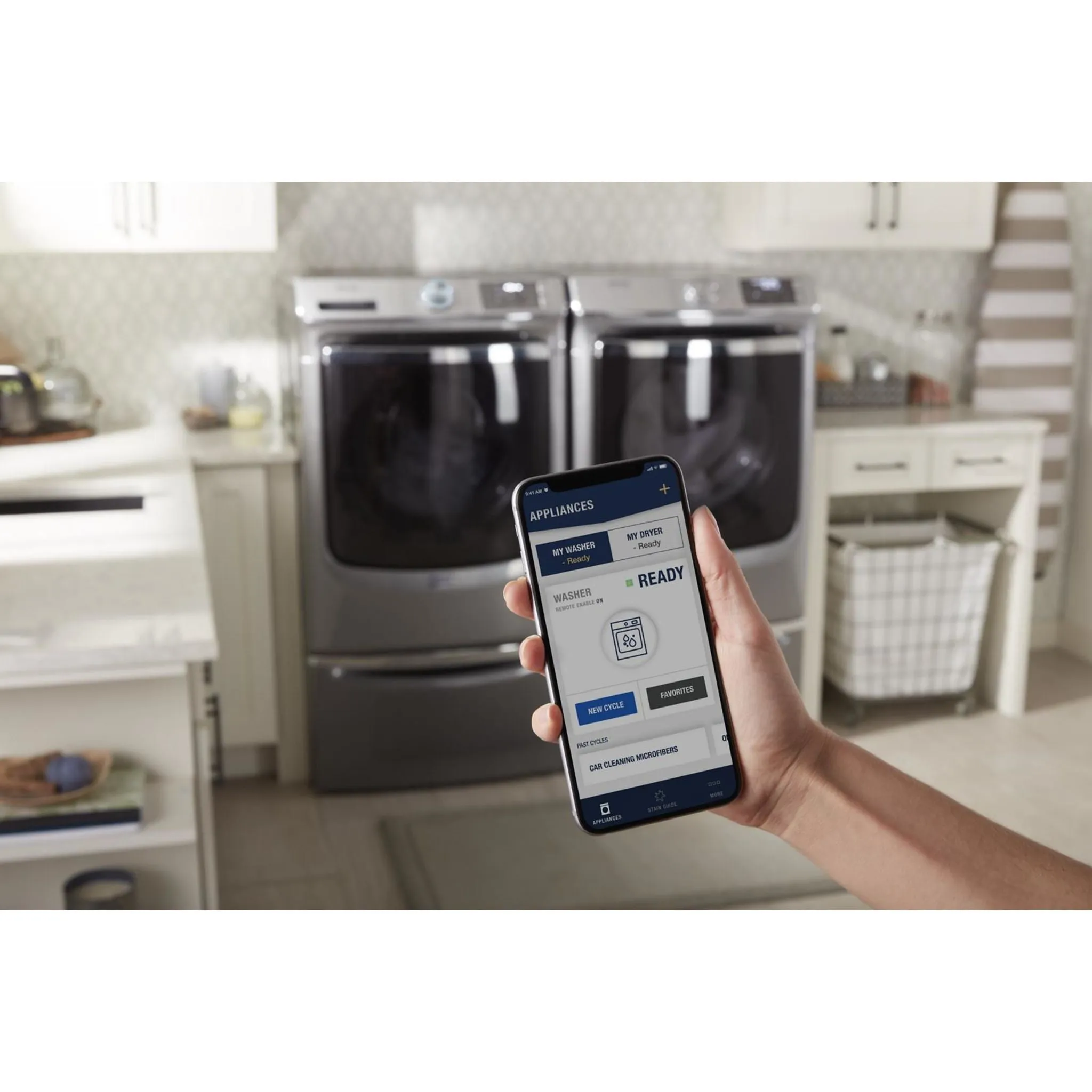 Maytag Front Load Gas Dryer with Extra Power and Advanced Moisture Sensing with industry-exclusive extra moisture sensor - 7.3 cu. ft. (MGD8630HW)