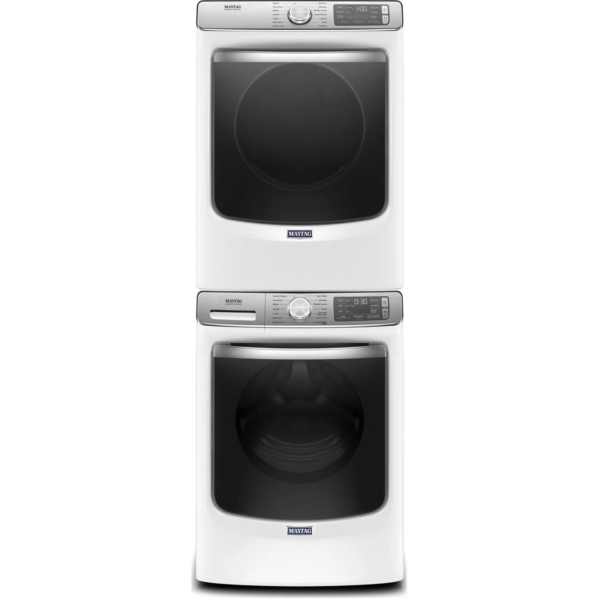 Maytag Front Load Gas Dryer with Extra Power and Advanced Moisture Sensing with industry-exclusive extra moisture sensor - 7.3 cu. ft. (MGD8630HW)