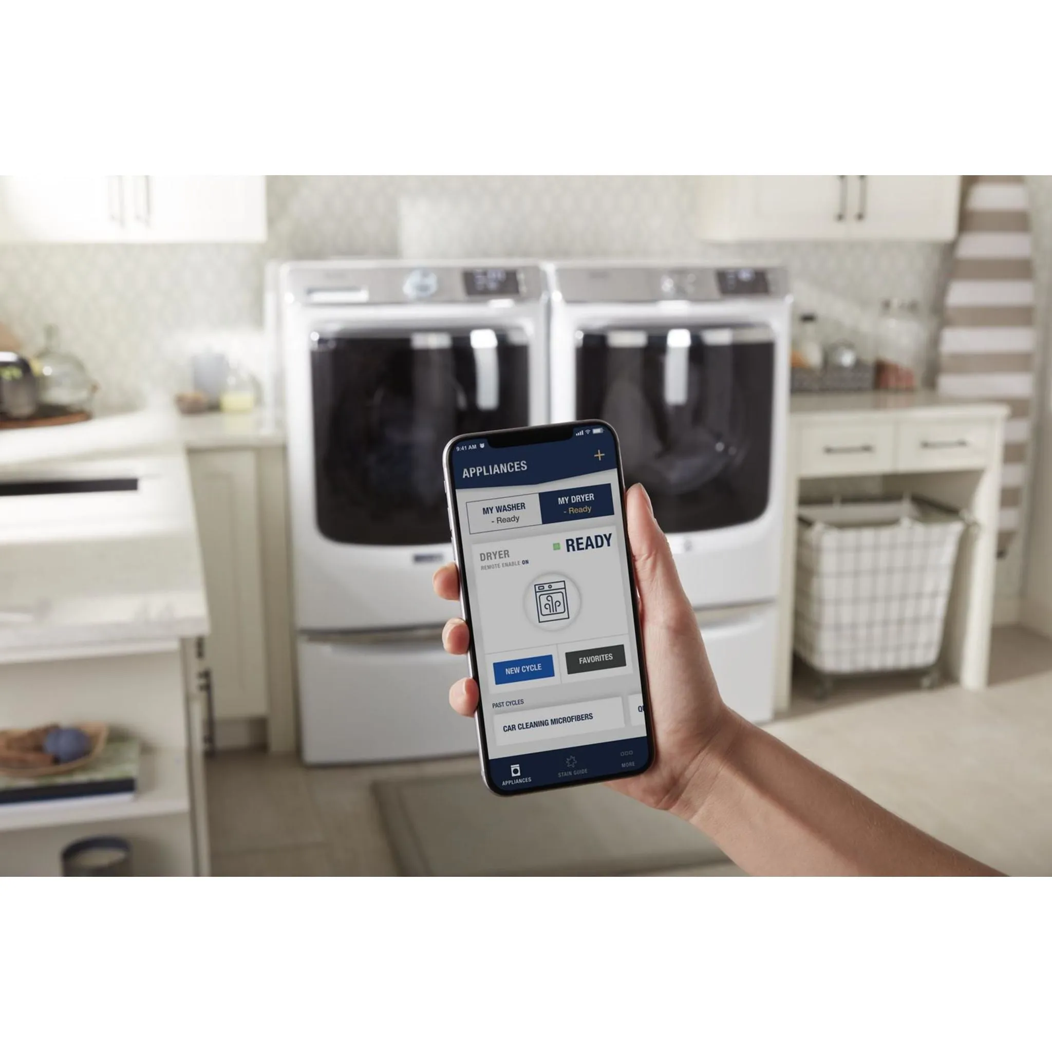 Maytag Front Load Gas Dryer with Extra Power and Advanced Moisture Sensing with industry-exclusive extra moisture sensor - 7.3 cu. ft. (MGD8630HW)