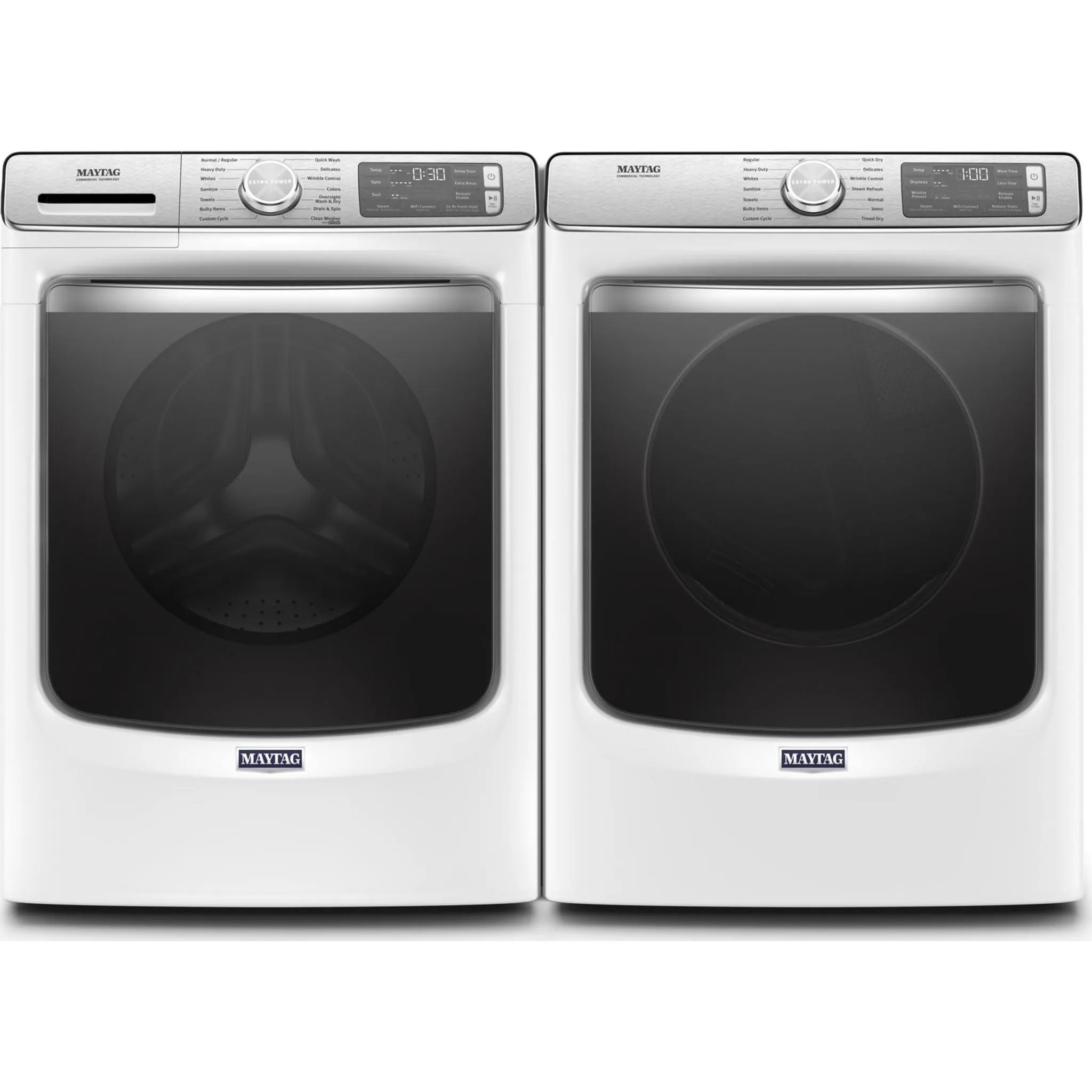 Maytag Front Load Gas Dryer with Extra Power and Advanced Moisture Sensing with industry-exclusive extra moisture sensor - 7.3 cu. ft. (MGD8630HW)