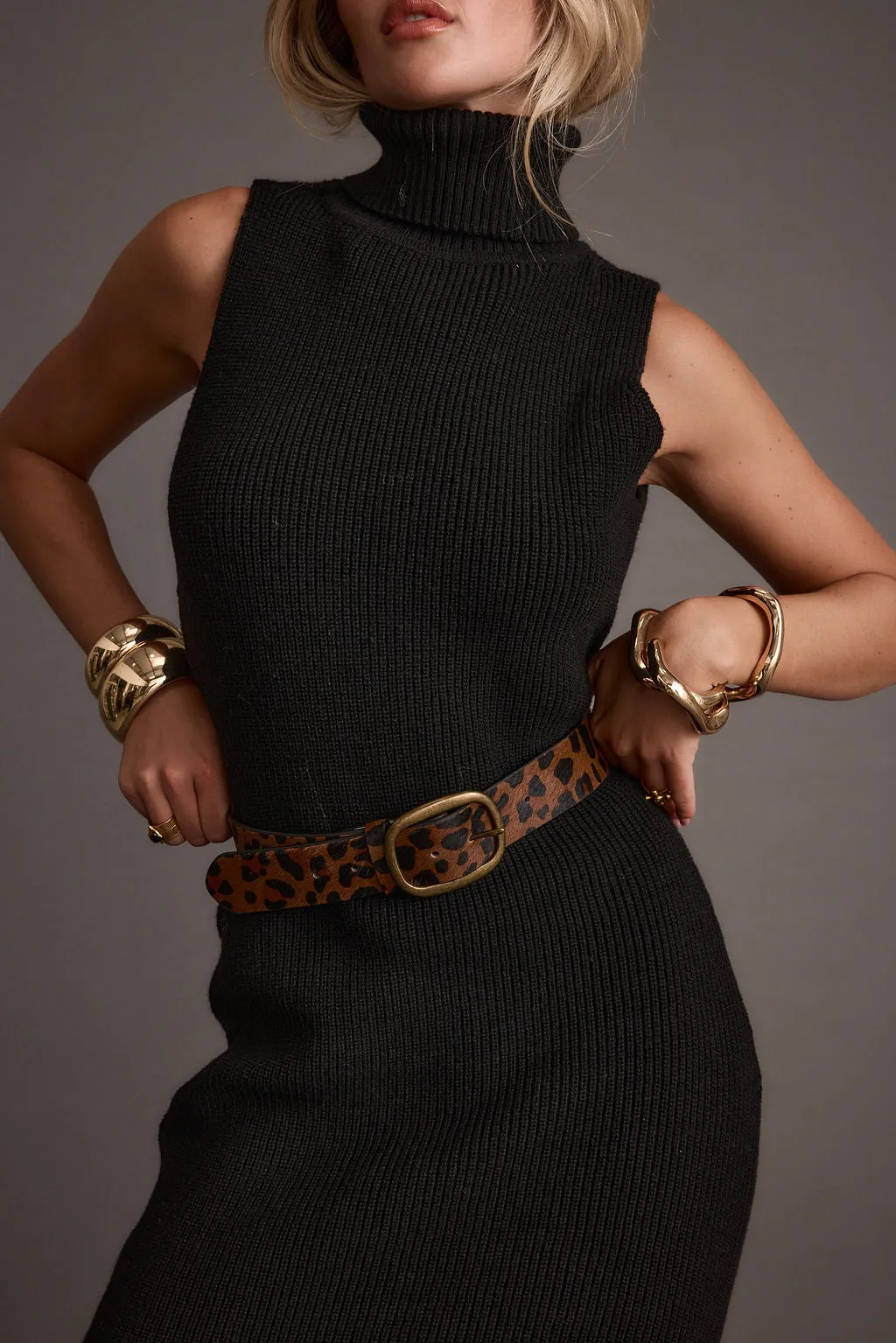 Motley Leopard Belt