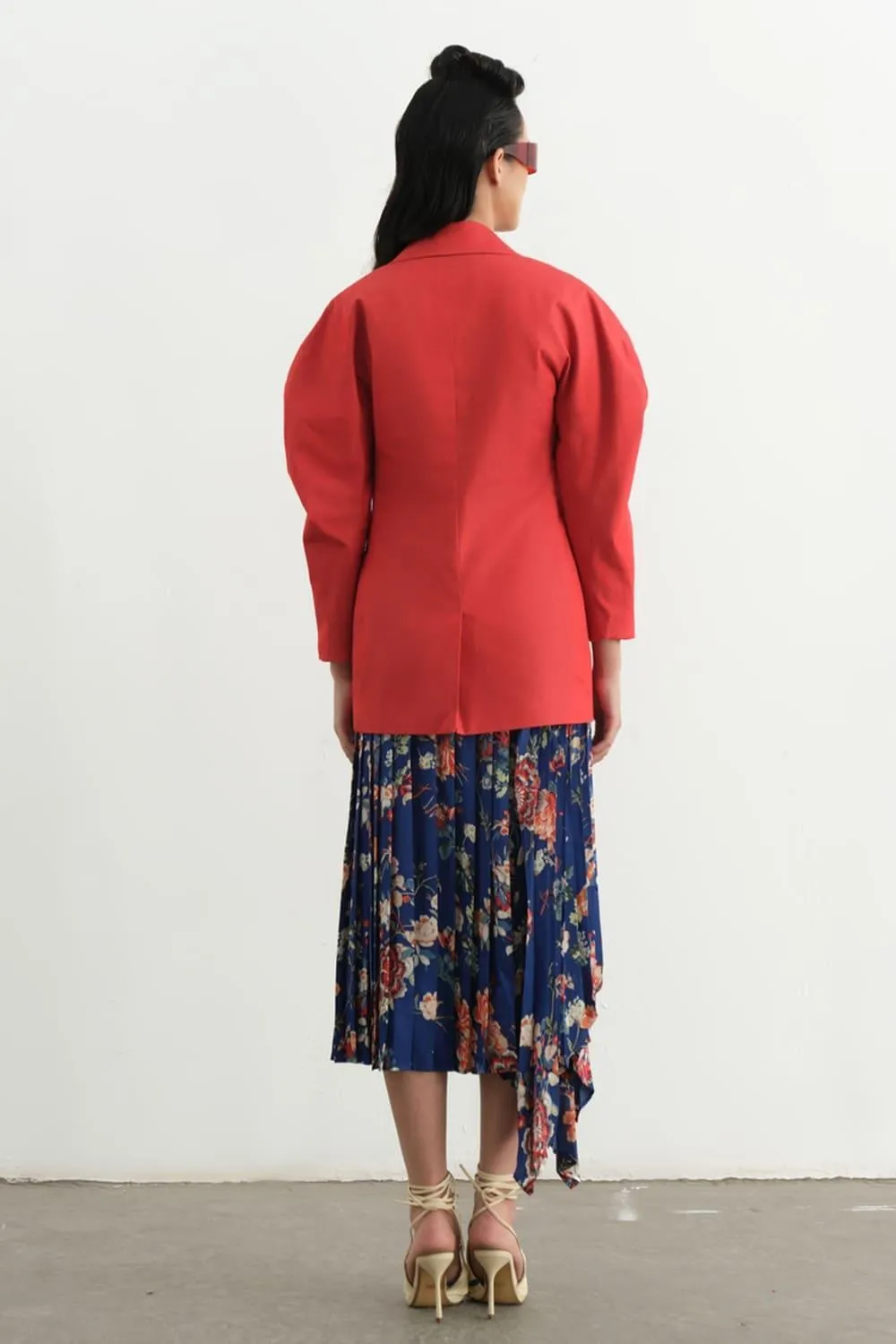 Piimio Asymmetric Flap Skirt