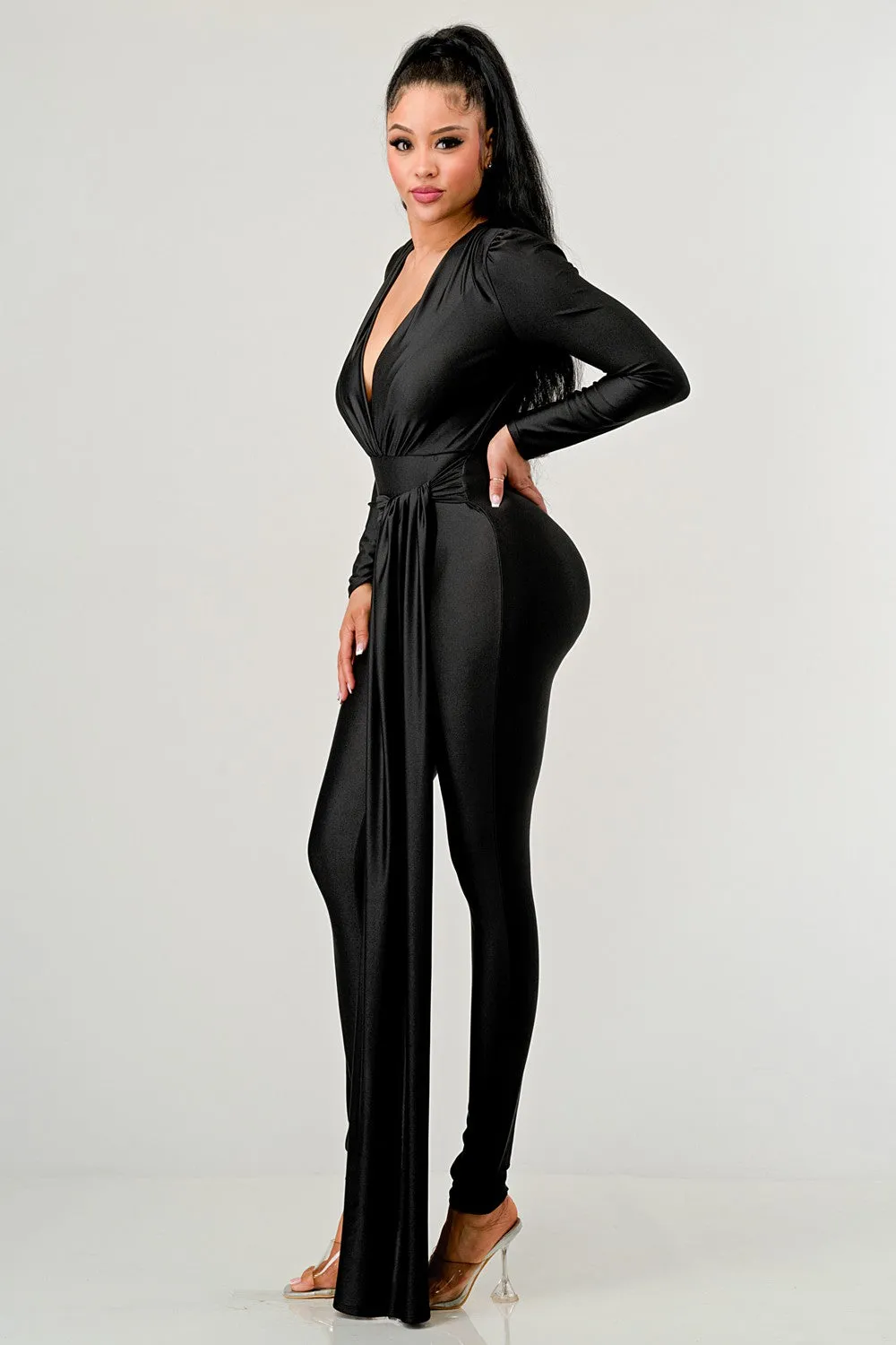 "THE RENAISSANCE" BLACK JUMPSUIT