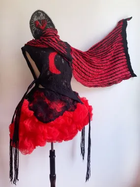 Red Vamp Skirt