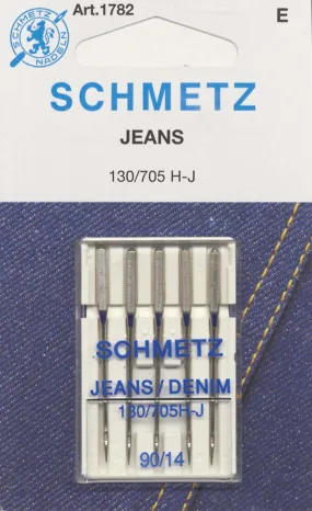Schmetz Denim/Jeans Machine Needle Size 14/90 # 1782