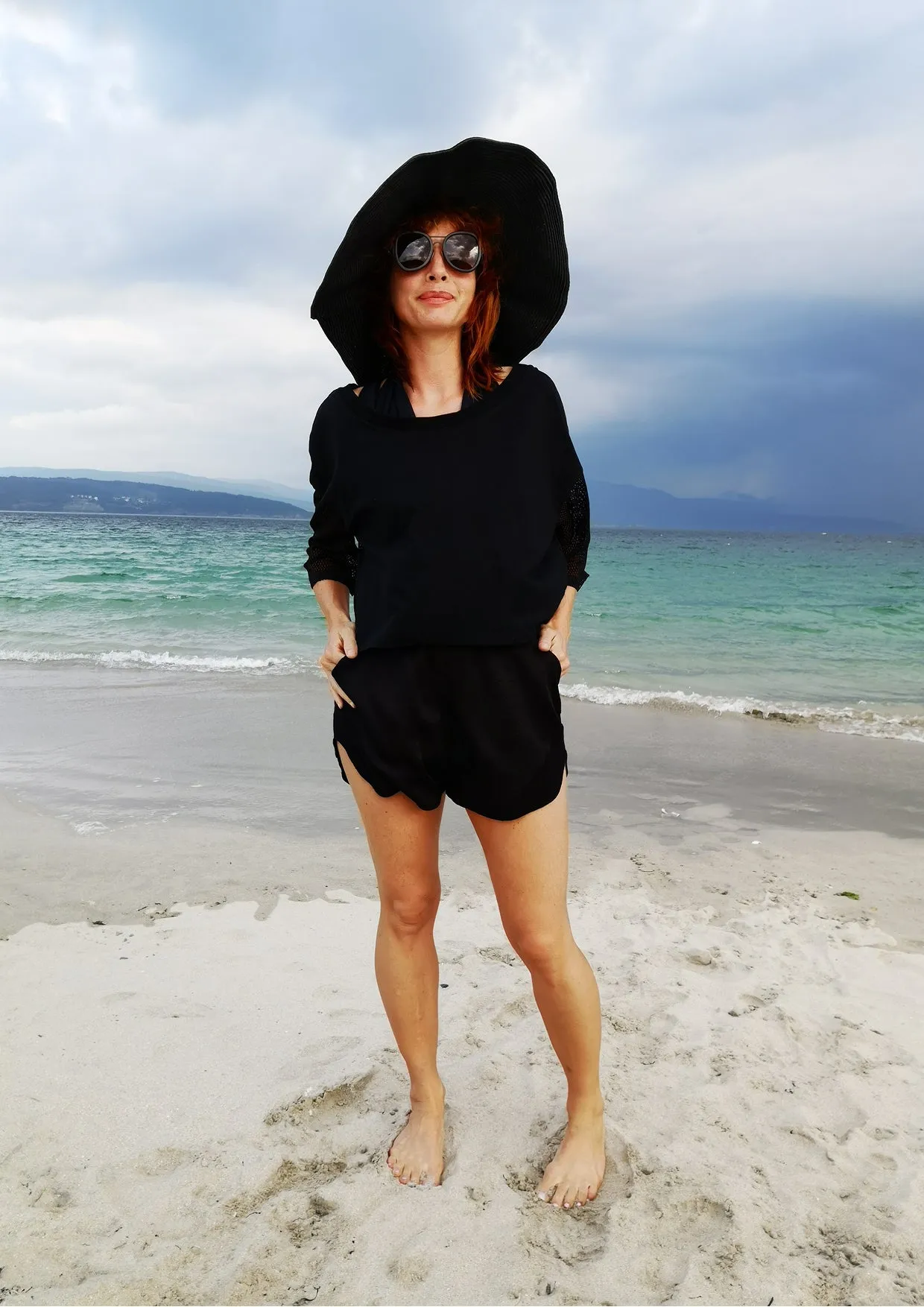 SHIRT - AIRY MESH black