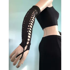 Slit Weave Arm Warmers * Braided Sleeves