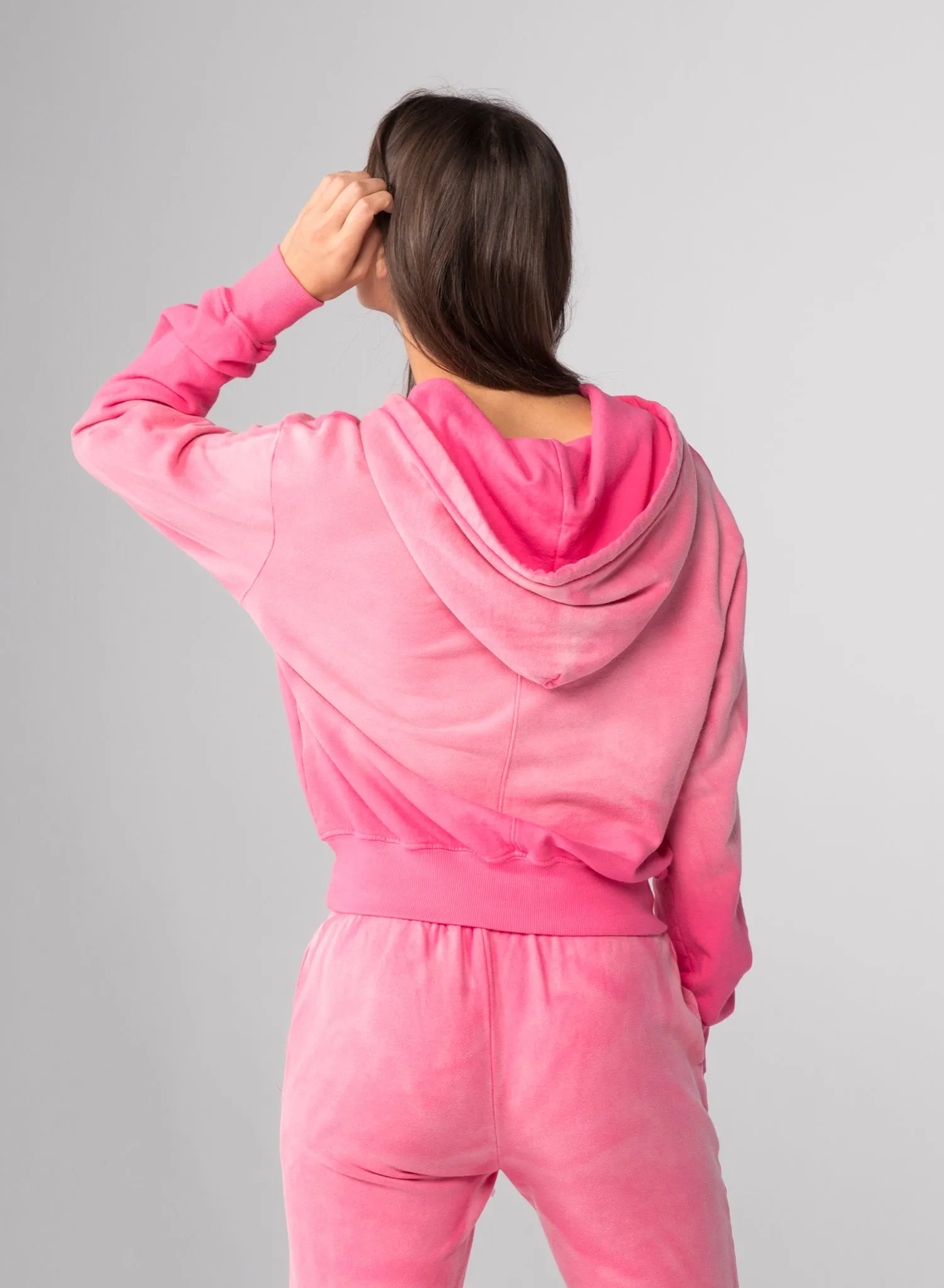 STENCIL HEART - Crop Pullover Hoodie