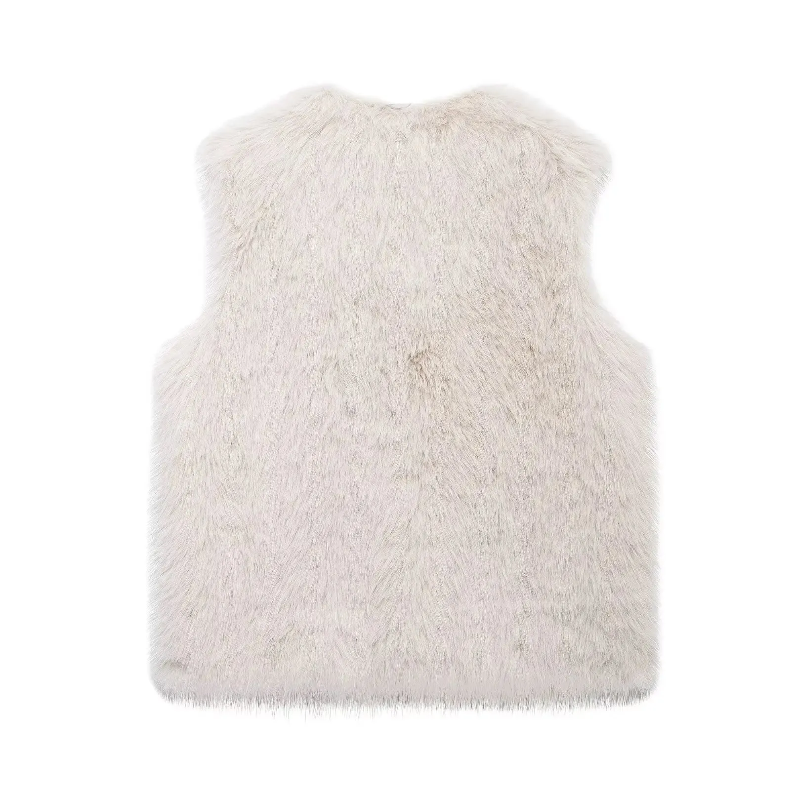 TRAFZA Frauen Herbst Elegante Ärmel Oansatz Feste Weste Top Frau Seite Taschen Design Beiläufige Dünne Weste Mantel Streetwear Mujer